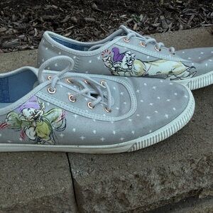 Toms Gray Kids Sneakers with Cartoon Design
